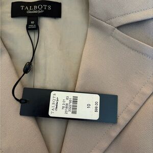 Talbots Classic Light Tan Blazer